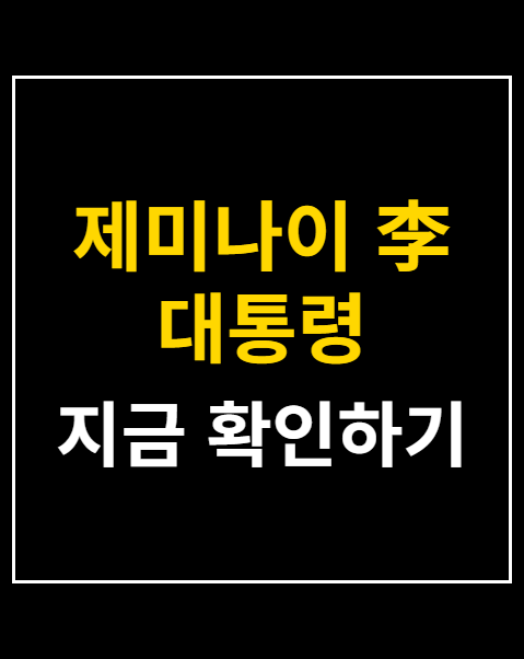 제미나이 李 대통령