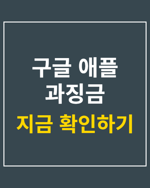 구글 애플 과징금