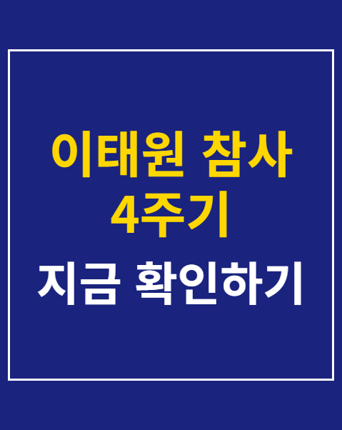 이태원 참사 4주기