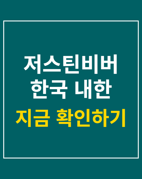 저스틴비버 한국 내한