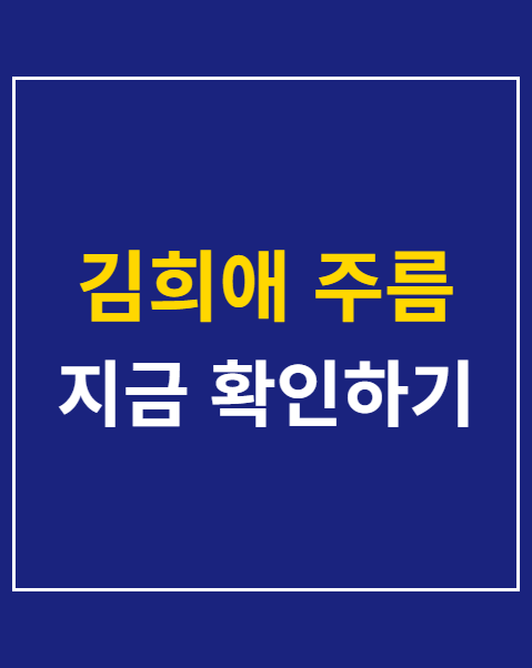 김희애 주름