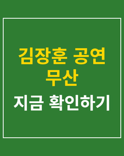 김장훈 공연 무산