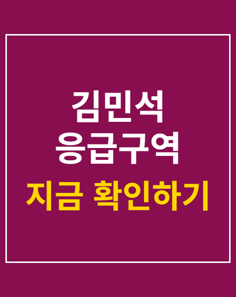 김민석 응급구역 주차