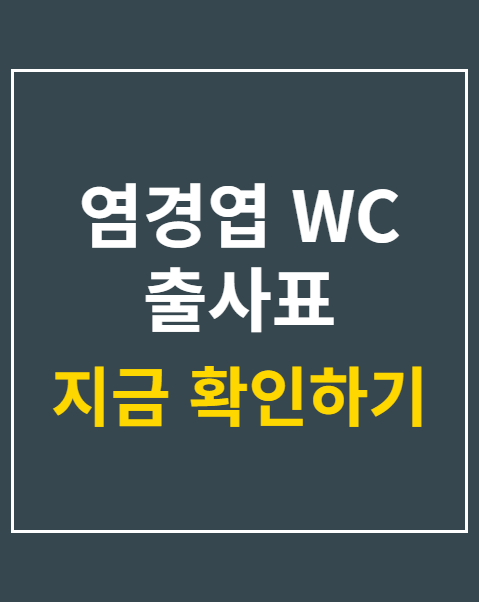염경엽 WC 출사표