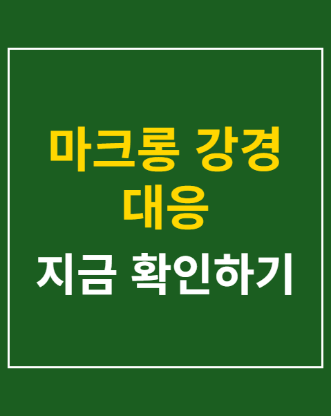 마크롱 강경 대응