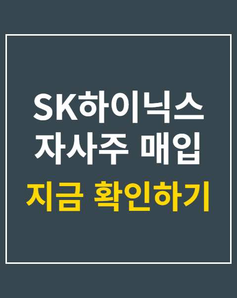 SK하이닉스 자사주 매입