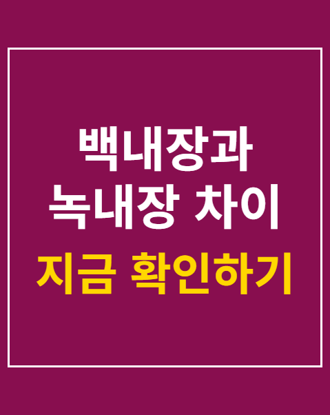 백내장과 녹내장 차이