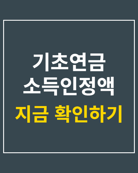 기초연금 소득인정액