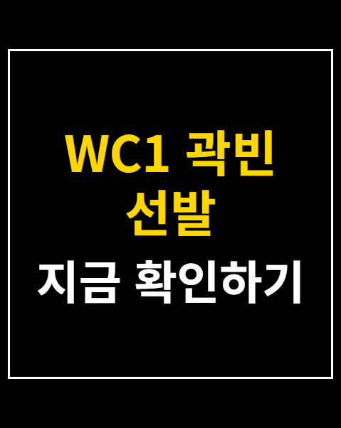 WC1 곽빈 선발